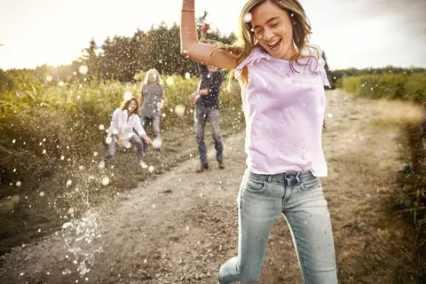 happy woman